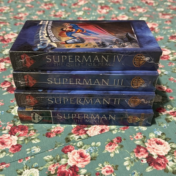 SUPERMAN THE MOVIE 🍿 Collection! VHS 📼 factory sealed, unopened VHS movies lot - Picture 2 of 10